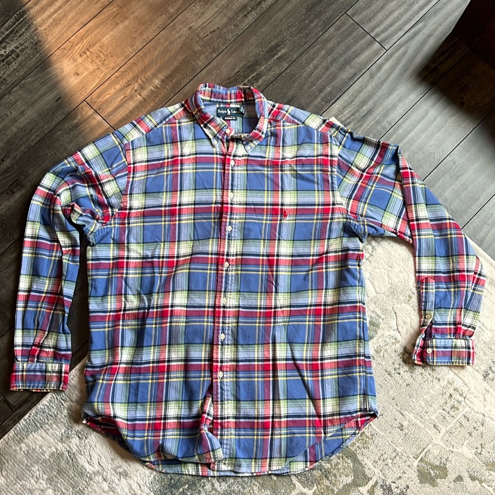 Polo Ralph Lauren Classic Fit Plaid Flannel Workshirt 2XLT